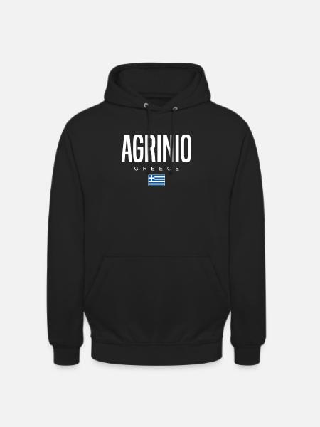 Agrinio Greece - Unisex Hoodie - black