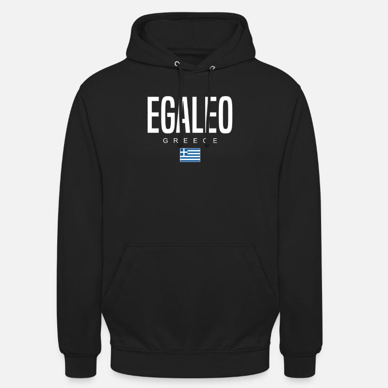 Egaleo, Grèce - Sweat-shirt à capuche unisexe - noir