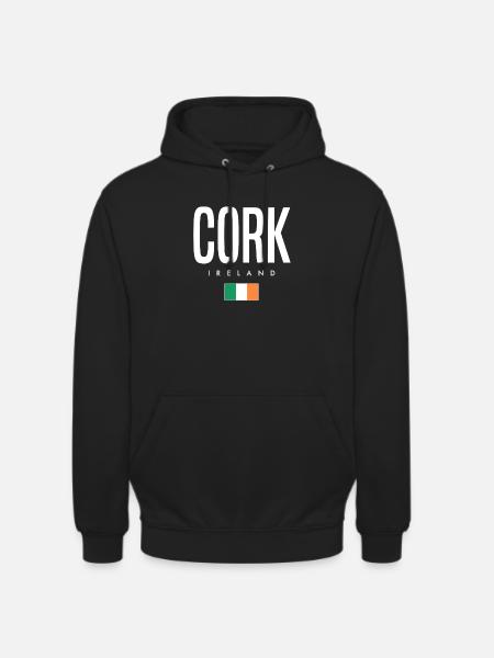 Cork Ireland - Unisex Hoodie - black