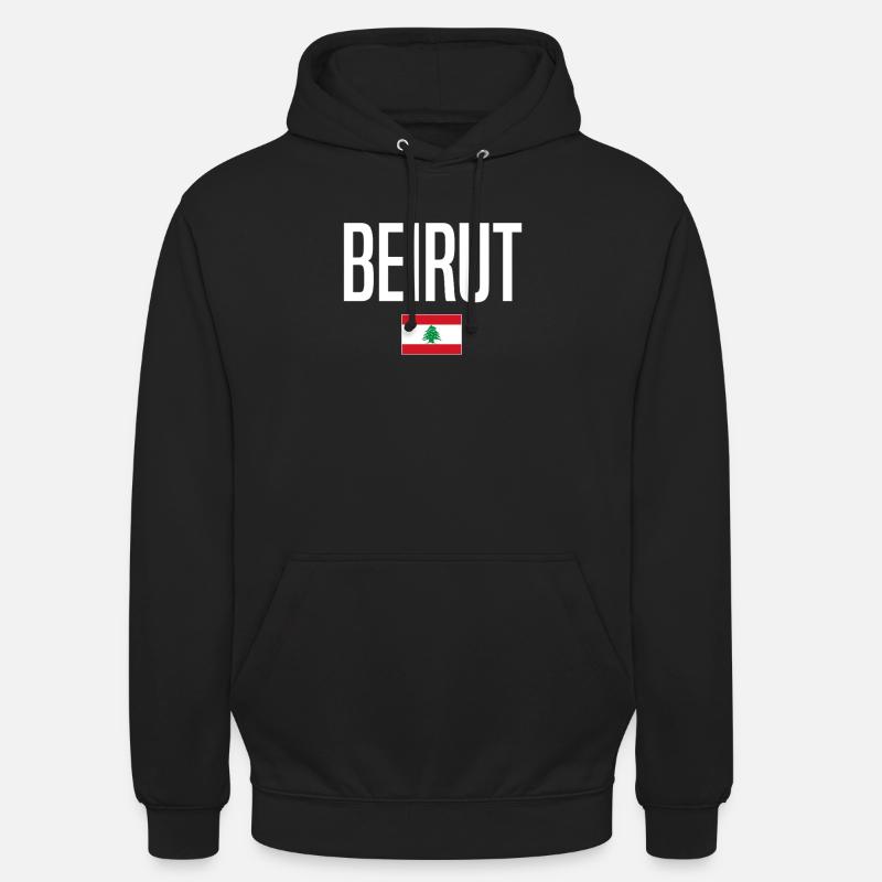 Beirut Libanon - Unisex Hoodie - Schwarz