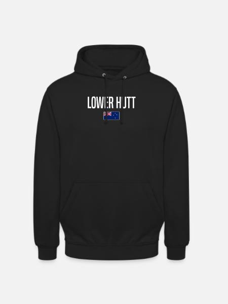 Lowerhutt, Nouvelle-Zélande - Sweat-shirt à capuche unisexe - noir