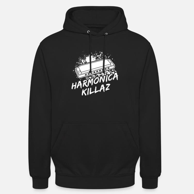 Harmonica Musican Killaz Harmonica - Sweat-shirt à capuche unisexe - noir