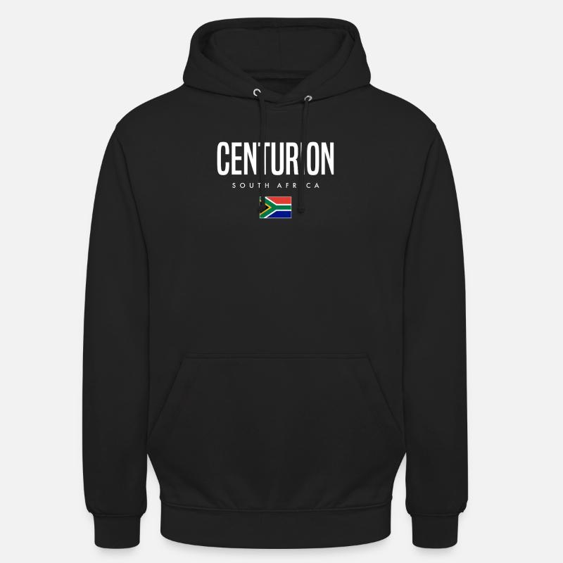Centurion, Afrique du Sud - Sweat-shirt à capuche unisexe - noir