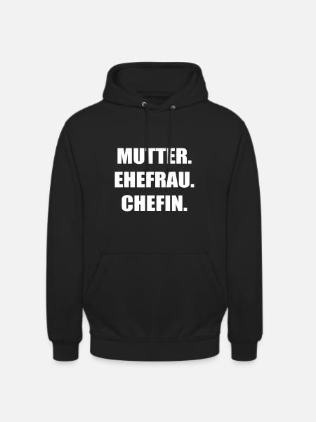 Mutter - Unisex Hoodie - Schwarz
