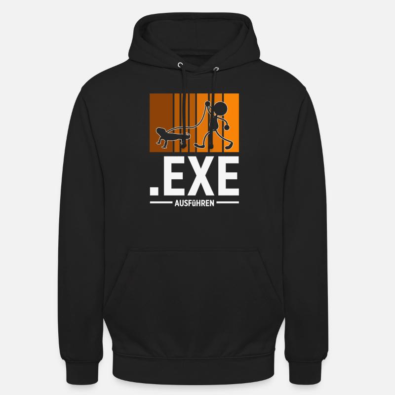 .exe ausführen Programmierer Programmieren - Unisex Hoodie - Schwarz
