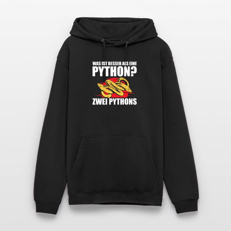 Was ist besser als eine Python? Zwei Pythons Unisex Hoodie