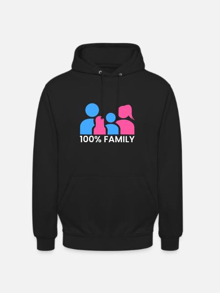 100% family - Unisex Hoodie - black