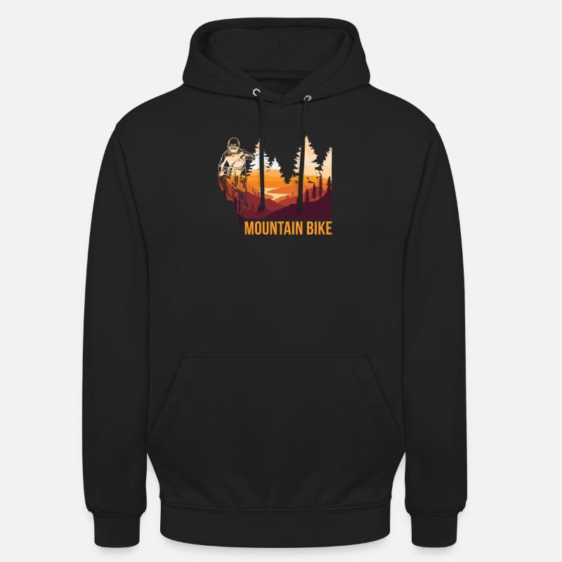 VTT VTT - Sweat-shirt à capuche unisexe - noir