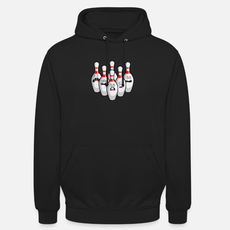 Bowling - Sweat-shirt à capuche unisexe - noir
