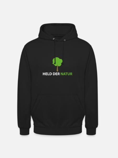 Held der Natur - Unisex Hoodie - Schwarz