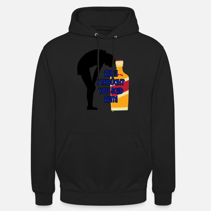 course - Sweat-shirt à capuche unisexe - noir