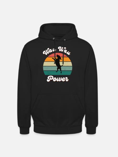 Wau Wau Power - Unisex Hoodie - Schwarz