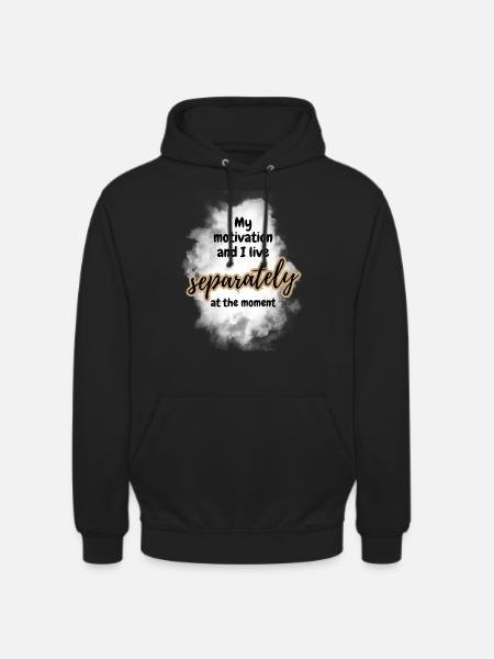 POSITIVE ATTITUDE MINDSET Motivation - Unisex Hoodie - black