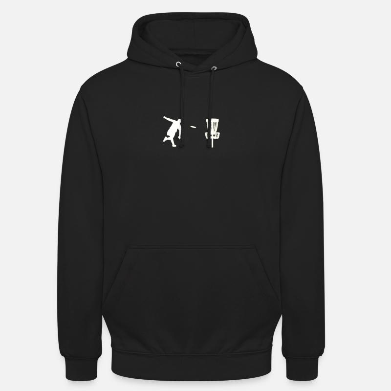 Disc Golf Flugscheibe Discgolfer Geschenk - Unisex Hoodie - Schwarz