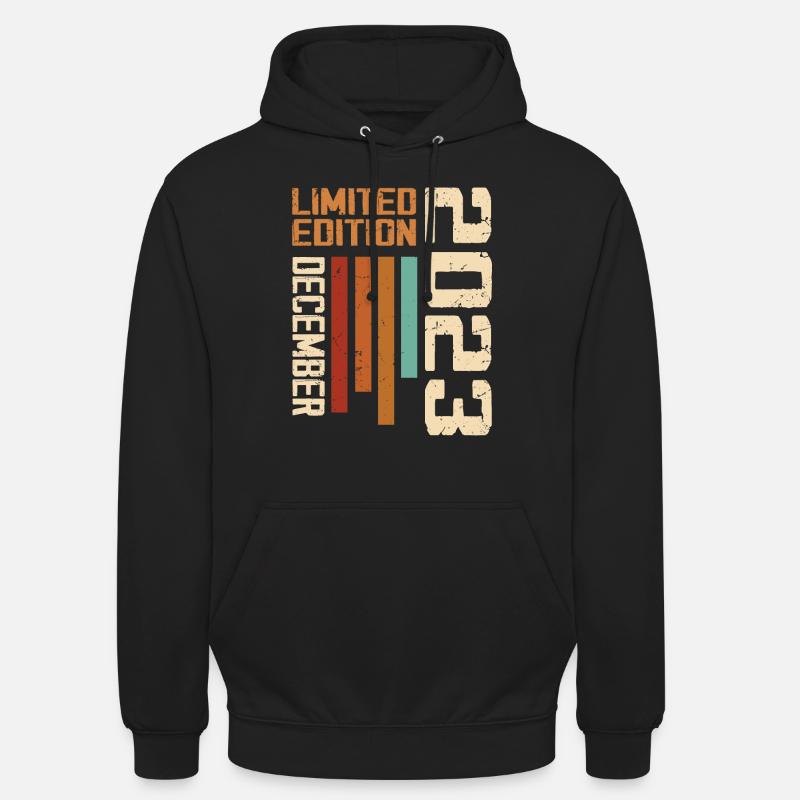 Décembre 2023 - 2023 Décembre - Sweat-shirt à capuche unisexe - noir