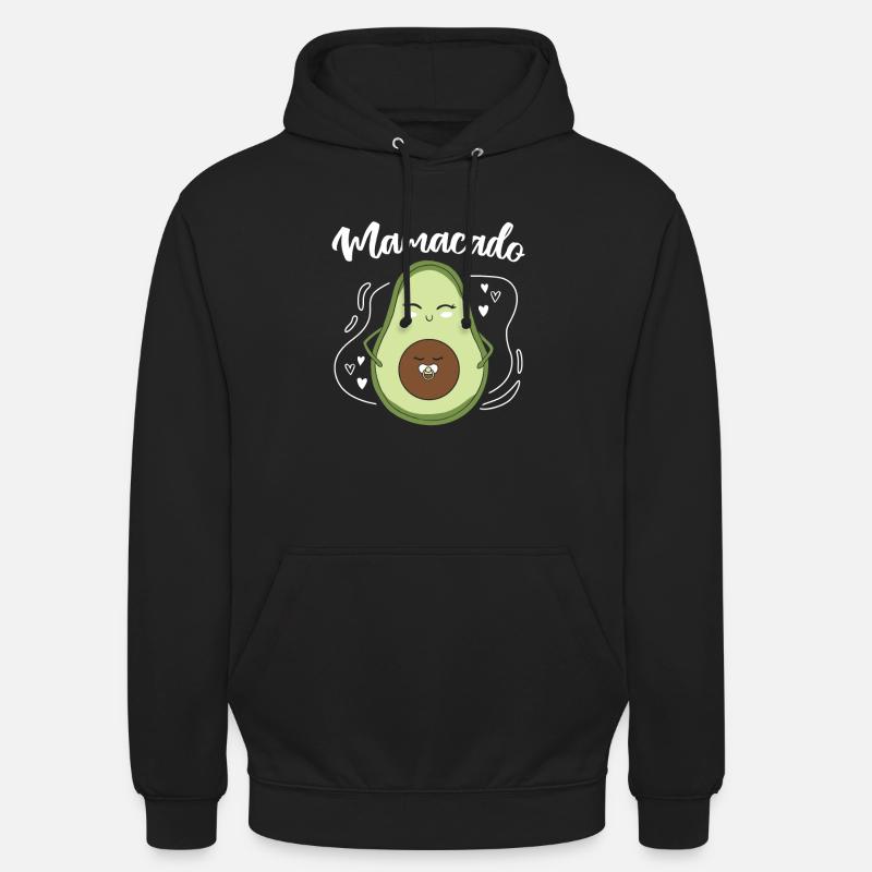 Mamacado Mutter Avocado - Unisex Hoodie - Schwarz