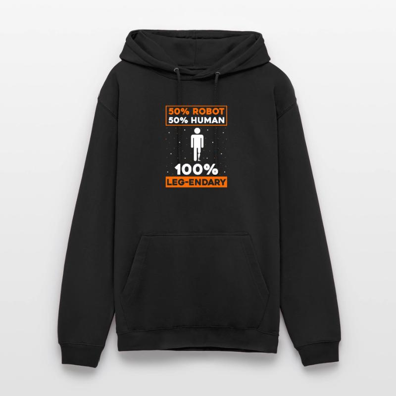 Conception de prothèses de jambe et prothèses de jambe Sweat-shirt à capuche unisexe