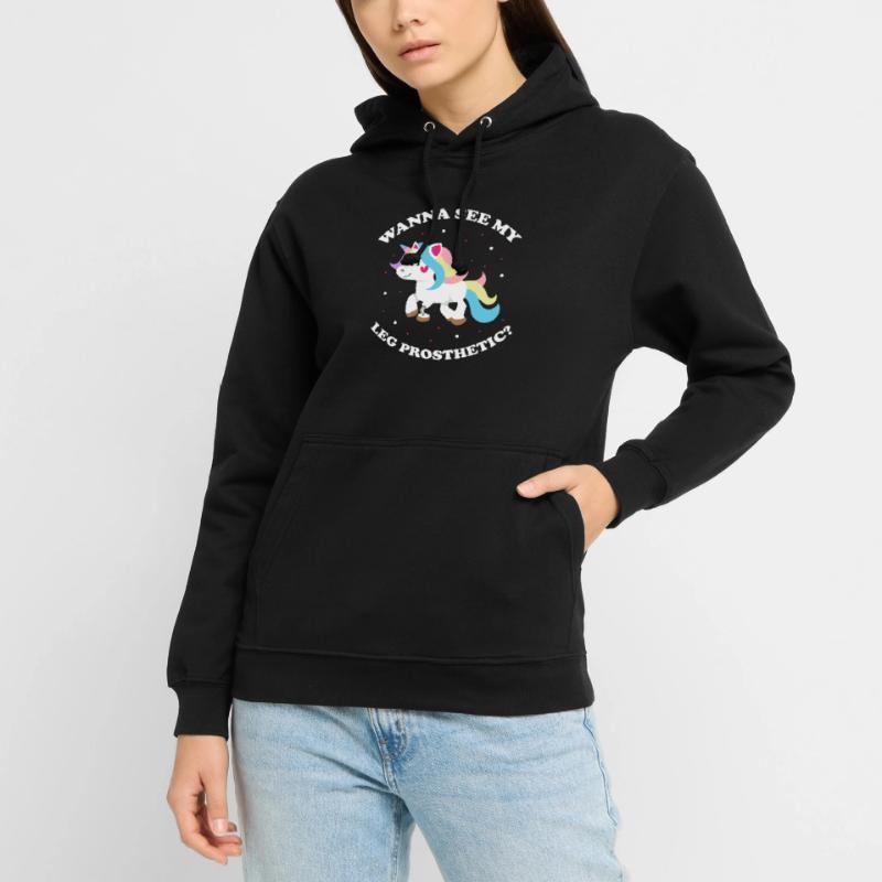 Conception de prothèses de jambe et prothèses de jambe Sweat-shirt à capuche unisexe