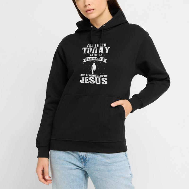 Conception de prothèses de jambe et prothèses de jambe Sweat-shirt à capuche unisexe