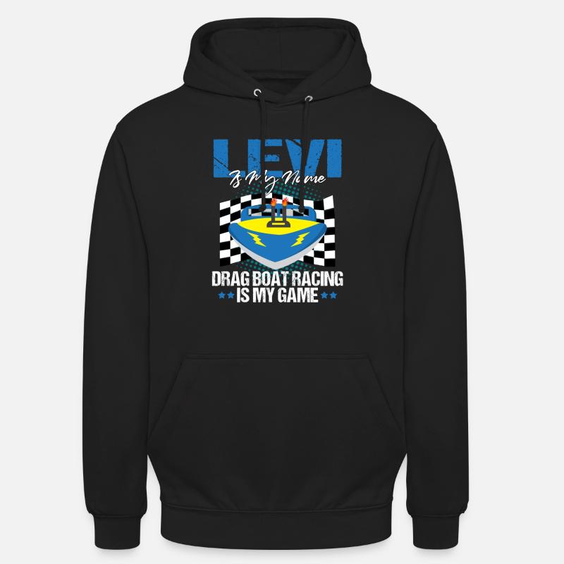 Conception de bateau de traînée pour les conducteurs de bateaux de course Sweat-shirt à capuche unisexe