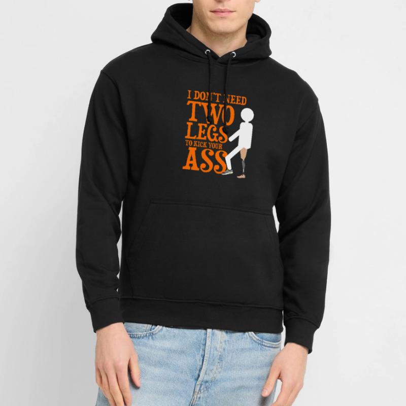 Conception de prothèses de jambe et prothèses de jambe Sweat-shirt à capuche unisexe