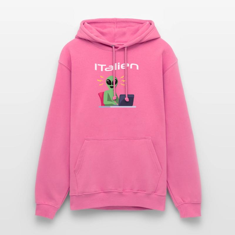 ITalien Alien Informatiker Hacker Coder Unisex Hoodie