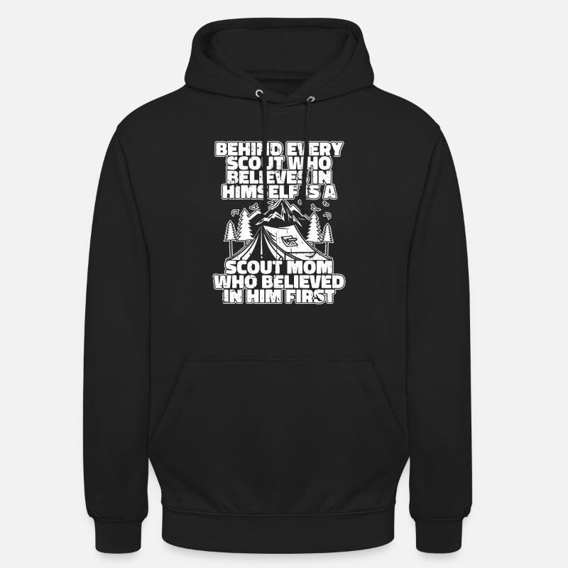 Éclaireur - Sweat-shirt à capuche unisexe - noir