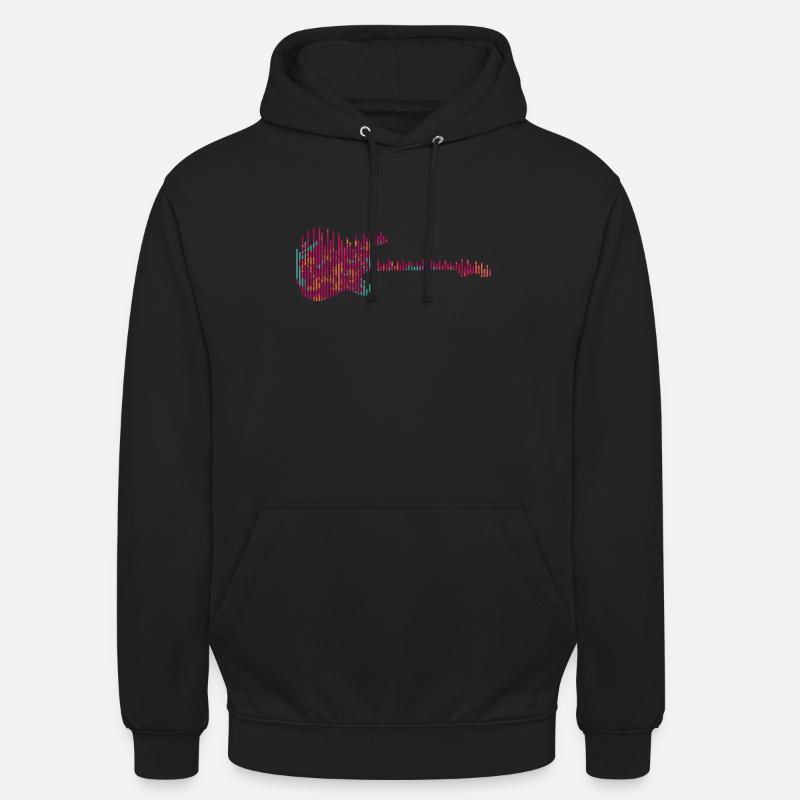 Guitariste Guitariste Guitariste - Sweat-shirt à capuche unisexe - noir