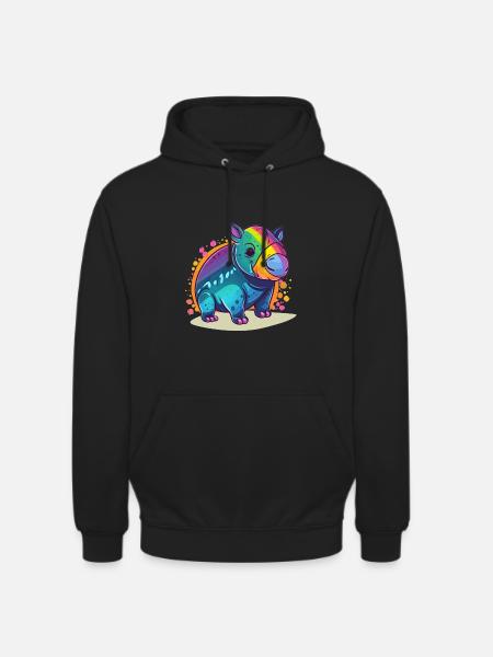 Cute Anime Style Malayan Kawaii - Unisex Hoodie - black