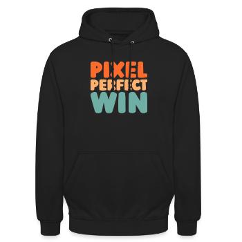 Sim Racing - Sweat-shirt à capuche unisexe - noir - Devant - Alina (178cm) & Michal (187cm)