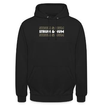 Banjo - Unisex Hoodie - Schwarz - Vorne - Alina (178cm) & Michal (187cm)