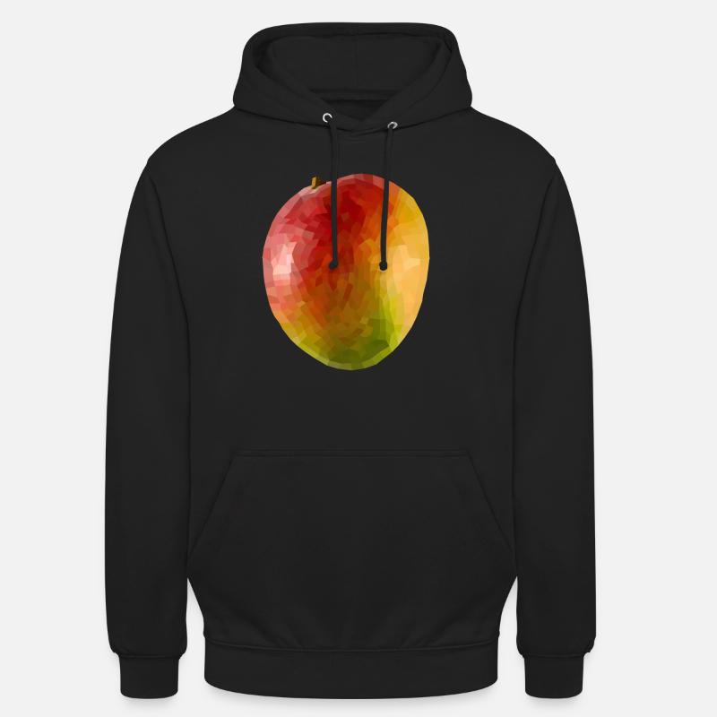 Mango kubistisch - Unisex Hoodie - Schwarz