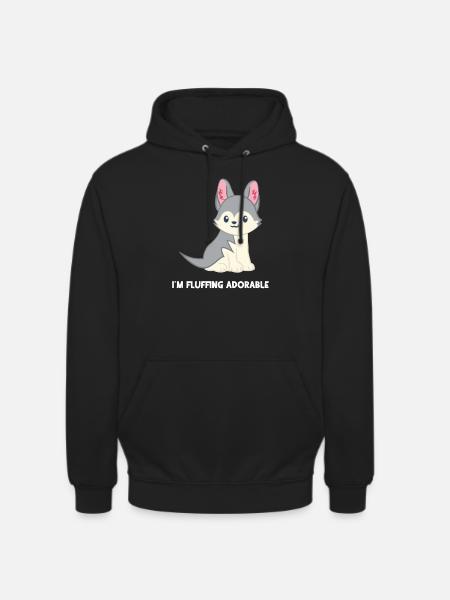 Husky - Husky T-Shirt - Husky - Huskies - Unisex Hoodie - black