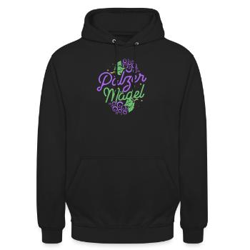 Pfalz Region Deutschland - Unisex Hoodie - Schwarz - Vorne - Alina (178cm) & Michal (187cm)