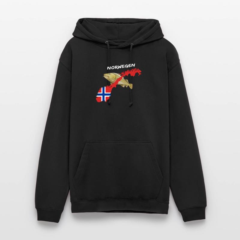 norway cod card cod hunter gift Unisex Hoodie
