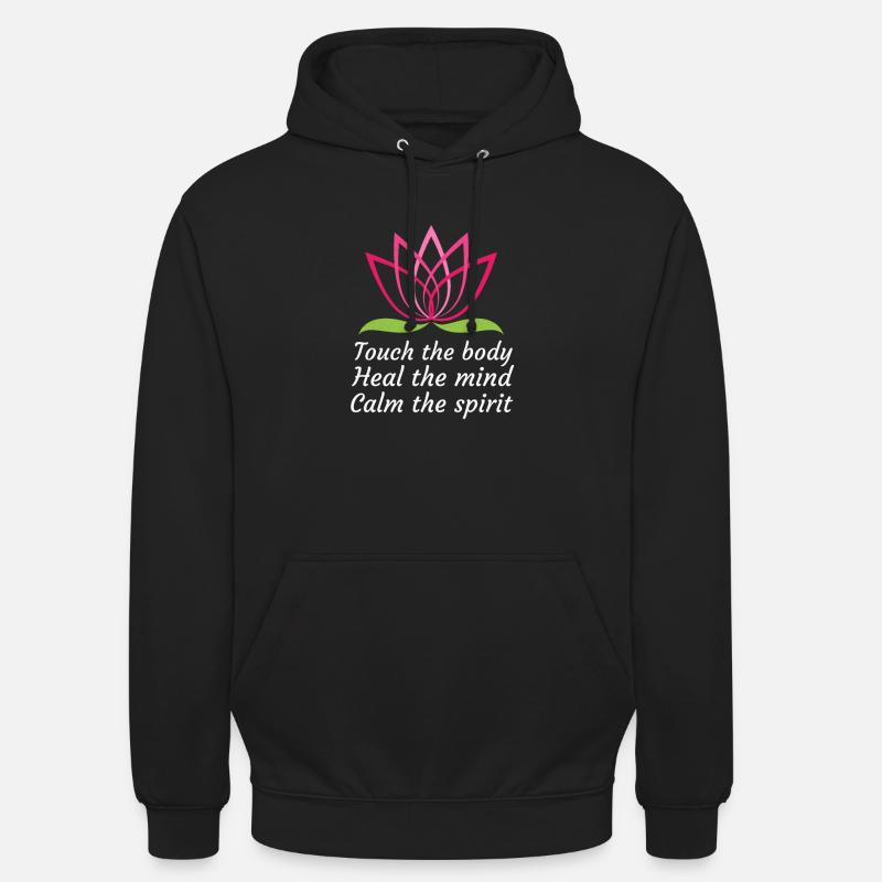Masseurin Geschenkidee Massagetherapeutin Massage - Unisex Hoodie - Schwarz