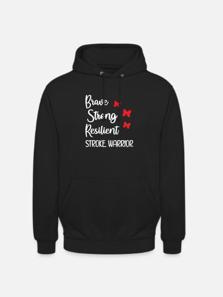 Stroke Fighter Rehab Stroke Survived - Unisex Hoodie - black
