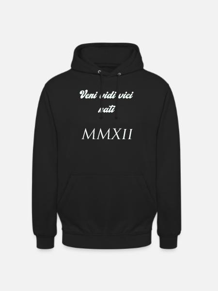 2012 - Unisex Hoodie - Schwarz