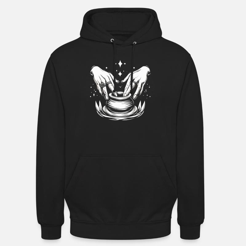 Töpfern - Unisex Hoodie - Schwarz
