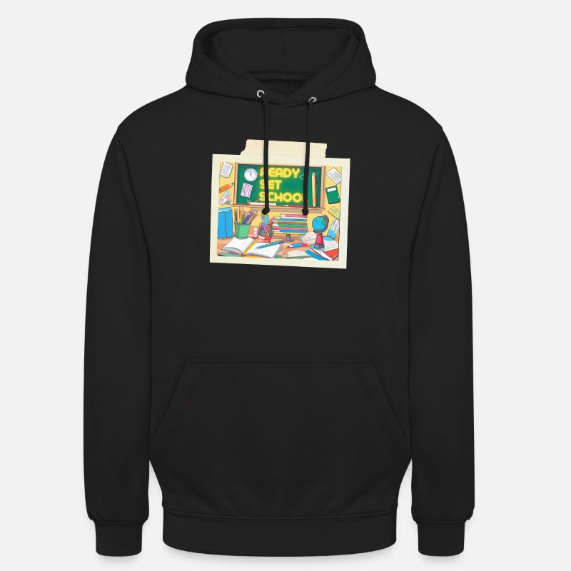 ÉCOLE PRÊTE À L’EMPLOI - Sweat-shirt à capuche unisexe - noir