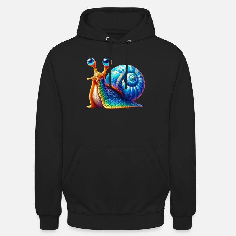 Snail - Unisex Hoodie - black