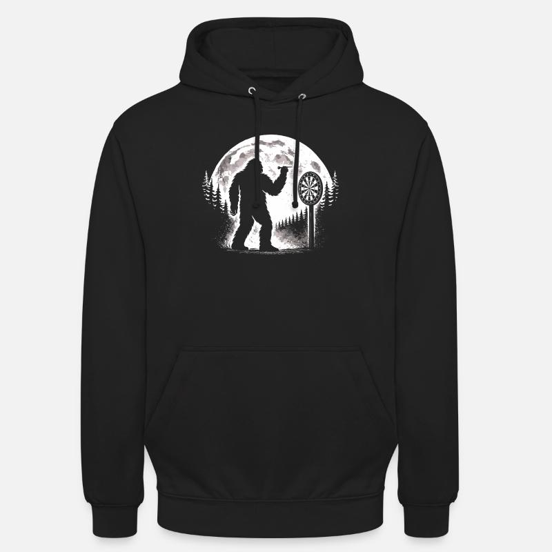 Bigfoot-dart - Unisex-hettegenser - svart