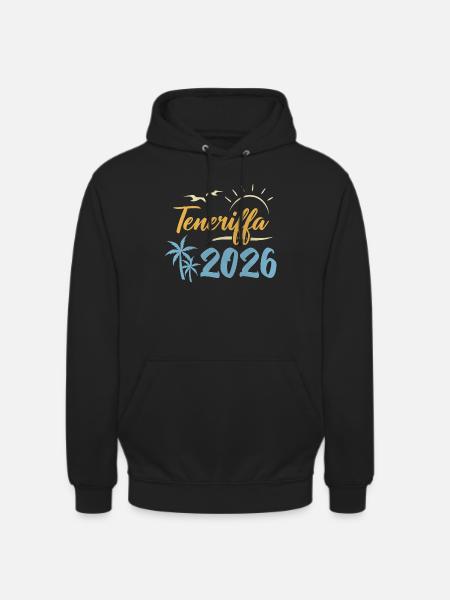 Teneriffa 2026 - Unisex Hoodie - Schwarz