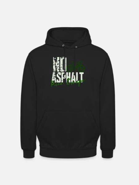 No Asphalt Pure Escape - Unisex Hoodie - black