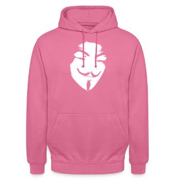ANONYMOUS - Unisex Hoodie - pink - Front - Alina (178cm) & Michal (187cm)