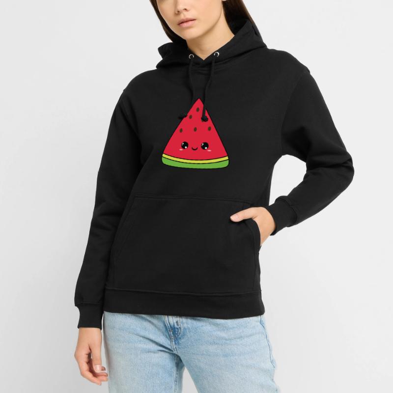 douce pastèque, fruit de sperme, fruit mignon Sweat-shirt à capuche unisexe