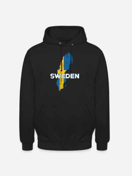 Sweden Sverige - Unisex Hoodie - black