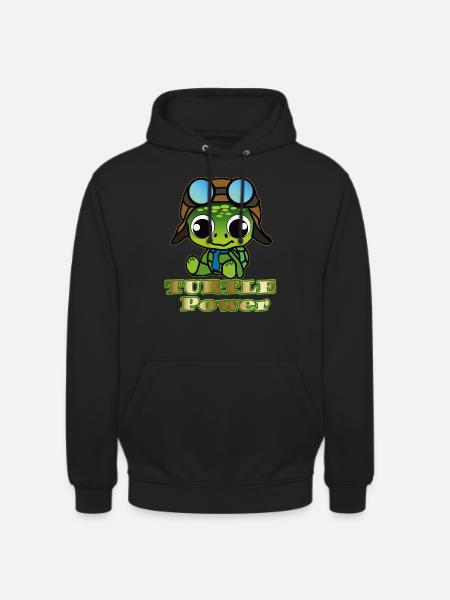 Turtle Power - Unisex Hoodie - Schwarz