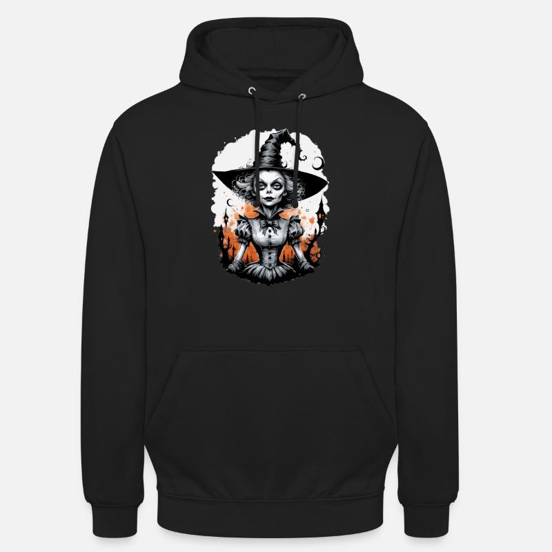 sorcière classique 3 - Sweat-shirt à capuche unisexe - noir