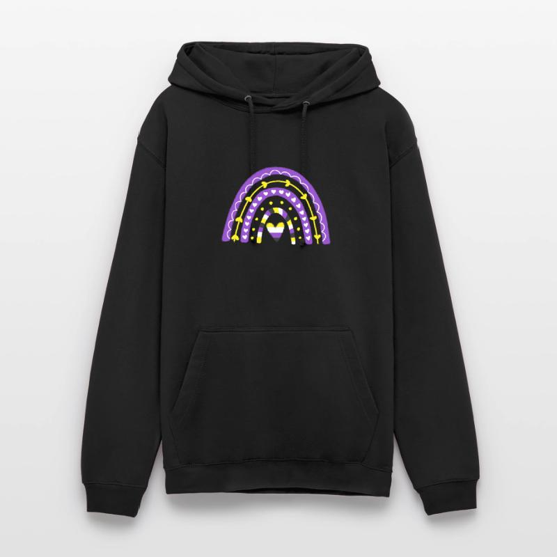 Nonbinary Pride Boho-Regenbogen Unisex Hoodie